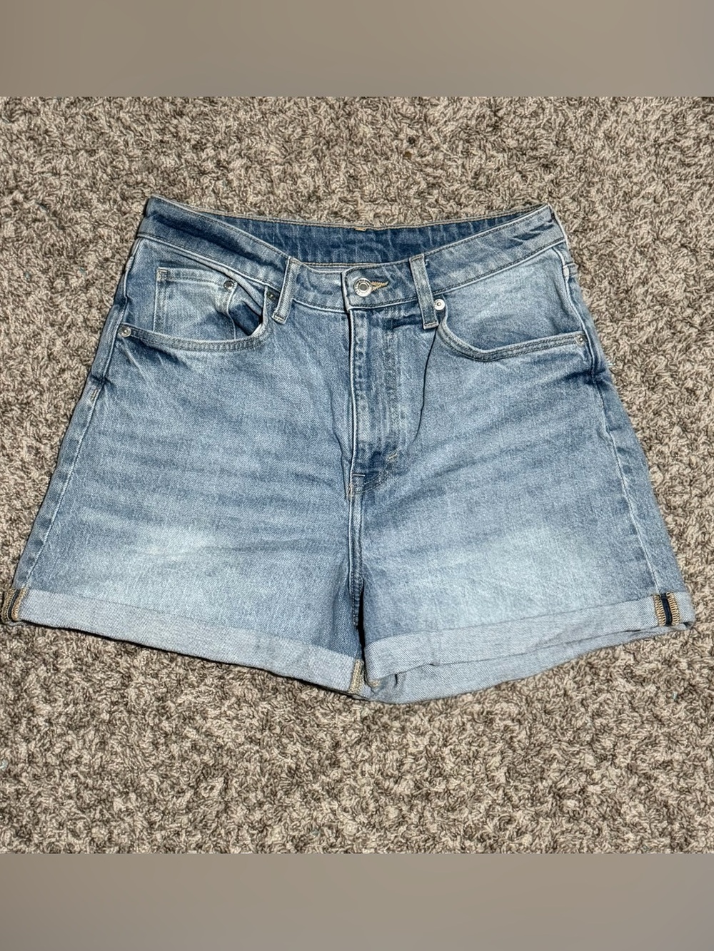 Classic Light Blue &Denim Women's Shorts